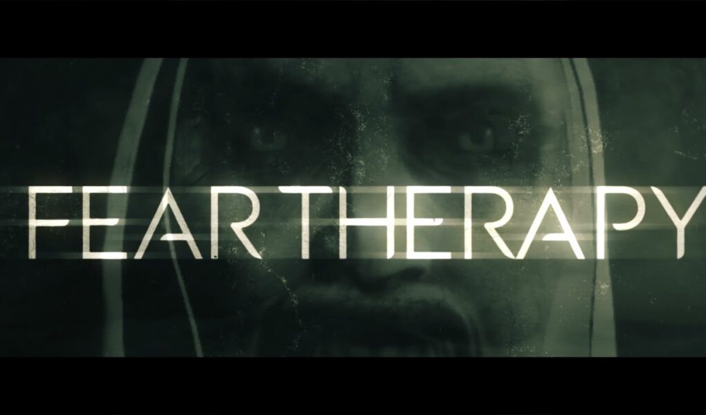 fear therapy, vier männer die schwitzen und zucken